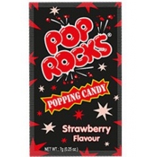 Pop Rocks Sucre pétillant goût Fraise 7 Gr