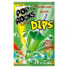 Pop Rocks Dips Sucre pétillant goût Pomme acidulée 18 Gr