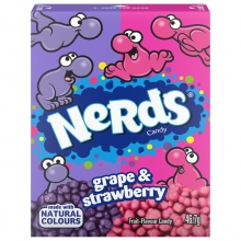 Wonka Nerds Fraise / Raisin 47 Gr