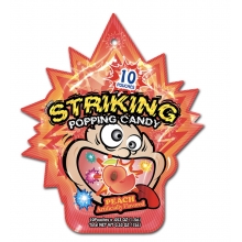 Striking Sucre pétillant goût Pêche 15 Gr 