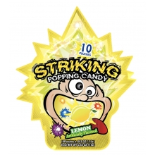 Striking Sucre pétillant goût Citron 15 Gr 