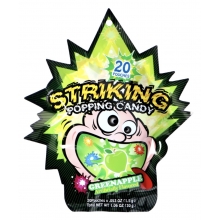 Striking Sucre pétillant goût Pomme Verte 15 Gr