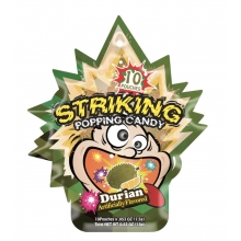 Striking Sucre pétillant goût Durian 15 Gr 