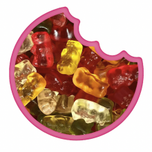 Haribo oursons gélifiés Goldbears 100 Gr