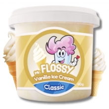 Mr Flossy Barbe à papa Classic Glace Vanille 40 Gr