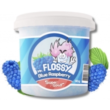 Mr Flossy Barbe à papa Acidulée Framboise Bleu 40 Gr