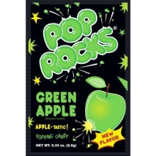 Pop Rocks Sucre pétillant gout pomme verte 9.5 Gr