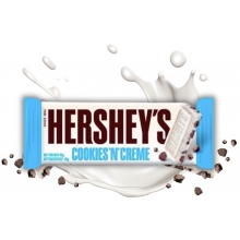 Hershey's Barre De Chocolat Cookies And Cream 43 Gr