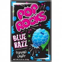 Pop Rocks Sucre pétillant gout framboise bleue 9.5 Gr