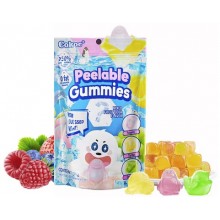 Peeling Gummies Mixed Fruits Soda 60 Gr