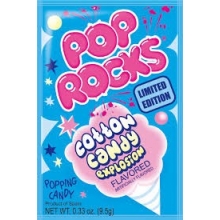 Pop Rocks Sucre pétillant gout barbe à papa 9.5 Gr